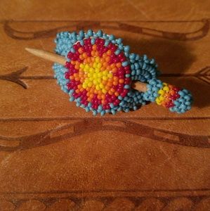 Vintage Beaded Hair Pin